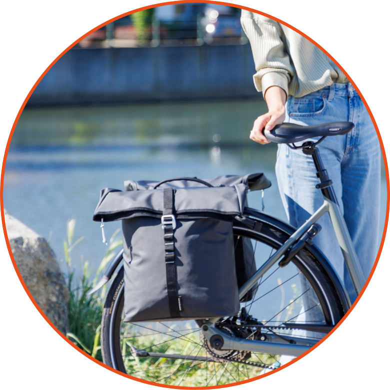 Podwójna torba rowerowa New Looxs Cantos Double 36L MIK 2.0